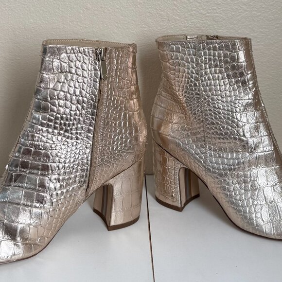 Sam Edelman Gold Hilty Boots 8 - Picture 4 of 4